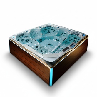 Sprudelbad Whirlwanne Whirlpool Außenwhirlpool Hydromassagewanne 230x230cm