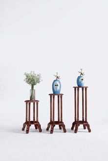 Ständer Blumenständer Ablage Holz Blumentopf Ständer Möbel Zubehör
