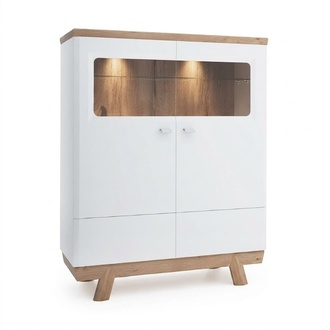 Stauraumschrank Schrank Kommodenschrank Glasdisplay Schrankvitrine
