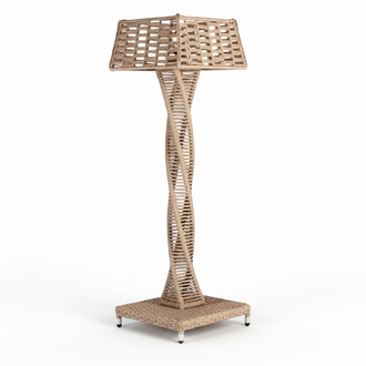 Stehlampe Beige Rattan Modern Luxuslampen Stehlampenständer stilvoll Lampe