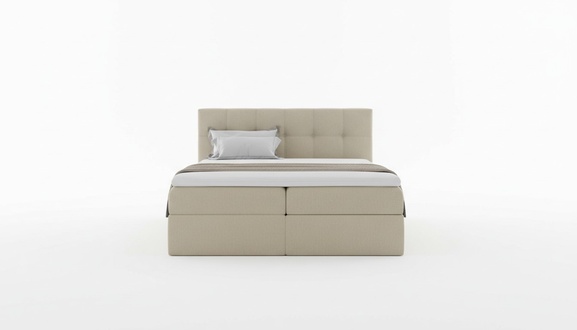 Stoff Boxspringbett Textil Design Doppel Hotel Modern Bett Schlafzimmer Betten
