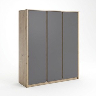Stoffschrank Kleiderschrank Garderobenschrank 2 stabilen Kleiderstangen