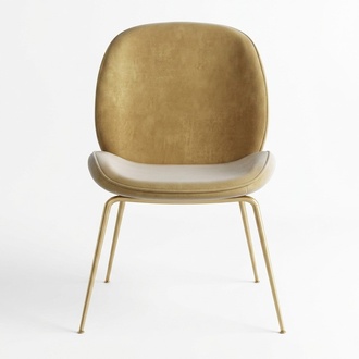 Stuhl 1x Luxus Design Polster Designer Stühle Sitz Lehn Büro Esszimmer