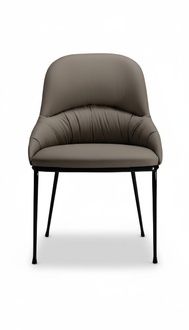 Stuhl Stühle Luxus Design Lehnstuhl Metall Polster Modern Esszimmer Möbel