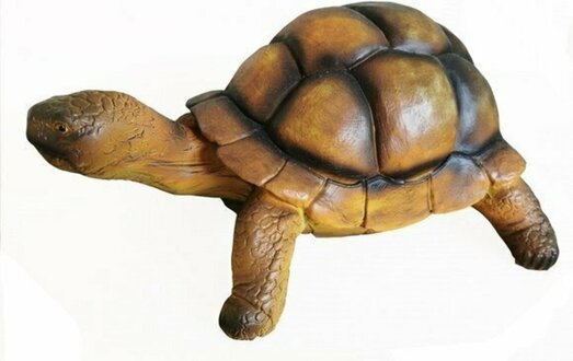 Schildkröte Zoo Garten Tier Figur Hand bemalte Skulptur Dekoration Statue