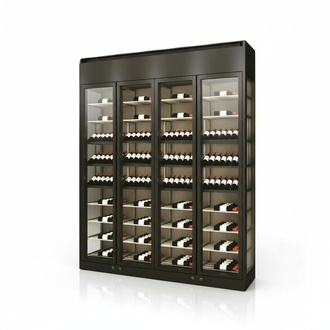 Temperierter Weinschrank Weinkühlschrank Weinklimaschrank Weinmöbel Weinablage