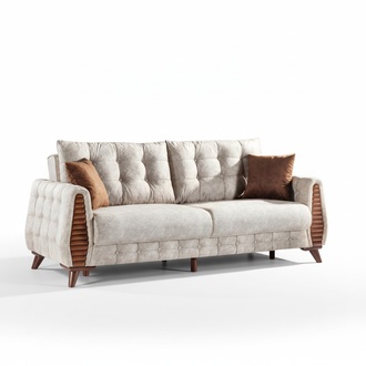 Textil Sofa 3 Sitzer Sofa Polster Sofas Design Couch Möbel Dreisitzer Neu