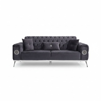 Textil Sofa 3 Sitzer Sofa Polster Sofas Design Couch Möbel Dreisitzer Neu