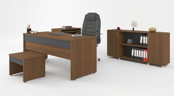 Tisch Büro Arbeitszimmer Büromöbel Schreibtische Schränke 3tlg