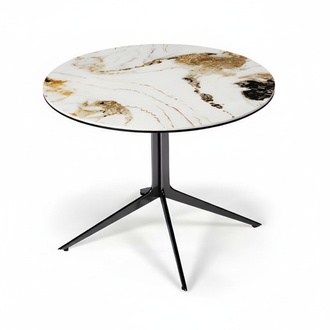 Tisch Designer Couchtisch Luxus Glastisch Kaffee Rund Wohnzimmer Holz Tisch