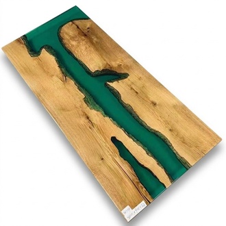 Tisch esstisch tische harz epoxy massive design möbel 200x91 echtes holz
