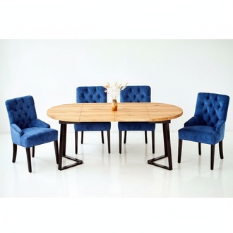 Tisch Modern Esstisch Holz Design Holztisch Wohn Tische Ess Zimmer 110/150x80cm