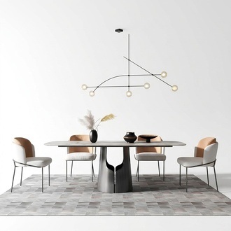 Tisch Moderner Esstisch Marmor Design Holztisch Wohn Tische Ess Zimmer 160x80cm