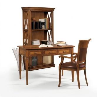 Tisch Schreibtisch Sekretär Schreibtische Italienische Möbel Stuhl Set Büro 2tlg