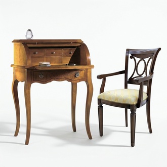 Tisch Sekretär Schreib Tische Office Büro Möbel Design Einrichtung Antik Holz