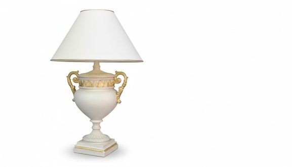 Tischlampe Vase Griffen Vasen XXL 90cm Standleuchte Lampe Tischlampen