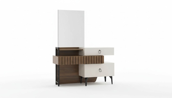 Toilettentisch Schminktisch Frisierspiegel Schlafzimmer Kommode Make up Tisch