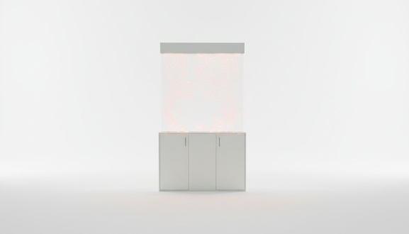 Trennwand Regal Schrank Wasserwand Säule Wände Waterwall LED 120x200 Wasserwände