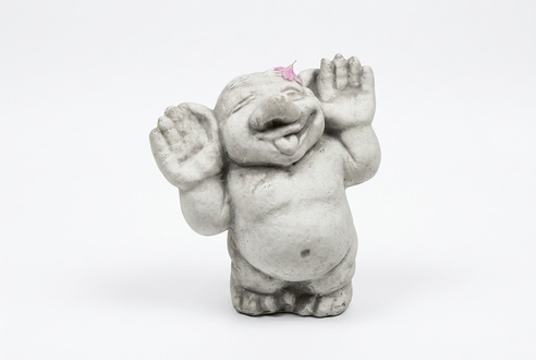 Troll 24cm Skulptur Design Figur Statue Garten Figuren Statuen Skulpturen