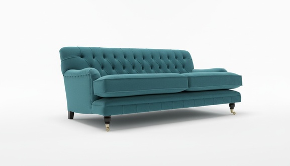 Turkis Designer Sofa Couch Polster XXL 3 Sitzer Big Sofas Couchen Leder