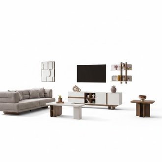 TV-Lowboard Minimalismus und Gemütlichkeit mit Stil