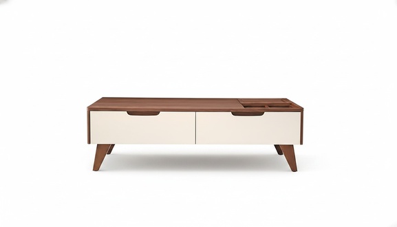 TV-Möbel Schrankwände Regal Wohn Wand Side Low Board Regale Holz