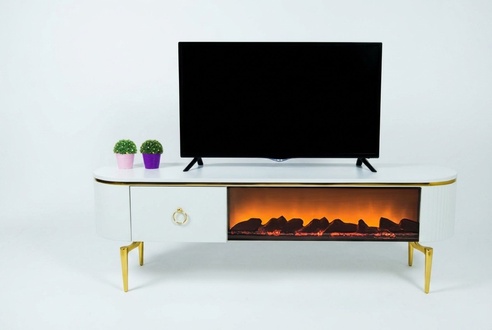 TV Sideboard Dekokamin Elektrokamin Wohnzimmerschrank Modern Stilvoll