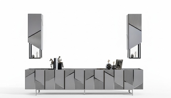 TV-Ständer+2х Regale Sideboard rtv Lowboard Wohnzimmer Holz Modern Neu