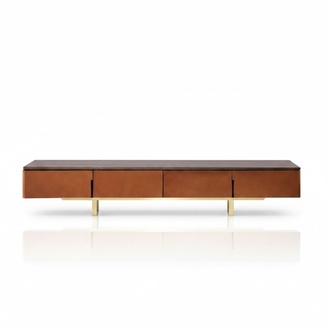tv Ständer Orange Material Holz Stil Modern Wohnzimmer 200cm Schränke