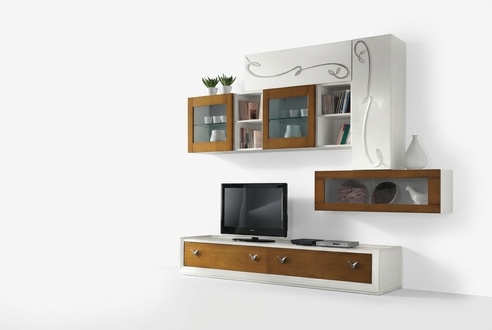 tv Wand Wohnwand Anbauwand Wohnzimmer Möbel luxus rtv Wohnwände Schrank Regal