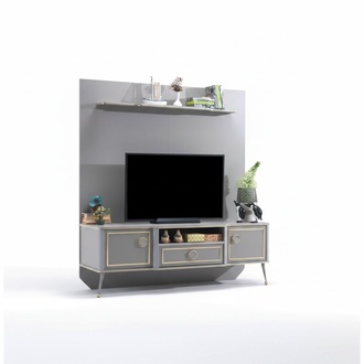 TV Wand Wohnwand Wohnzimmer tv Ständer Wohnwände Sideboard Regal