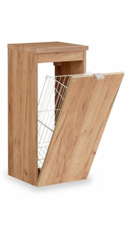 Universelle Hängeschrank Schrank Badmöbel mit einem Wäschekorb Wäschekorb Regal