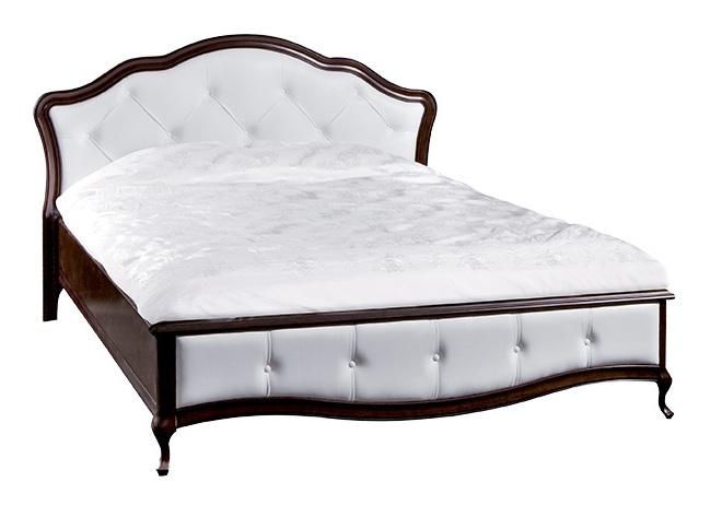 Bett Ehebett Doppelbett Königsbett Schlafzimmer Klassisches Lederbett Model V-2T