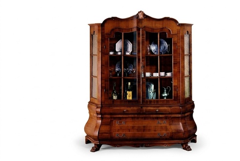 Vitrine 2 Tür Schrank Vitrinen Wohnzimmer Schränke Neu Möbel Möbel Glas Italien
