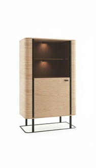 Vitrine Aktenschrank Schrank Vitrinen Büro Wohnzimmer Hochschrank Regal