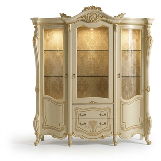 Vitrine Anrichte Buffet Schrank Italienische Möbel Einrichtung Regale Vitrinen