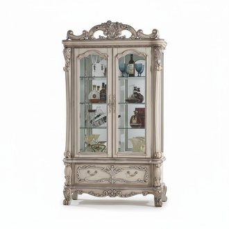 Vitrine Anrichte Schränke Design Italienische Möbel Schrank Luxus Barock Holz
