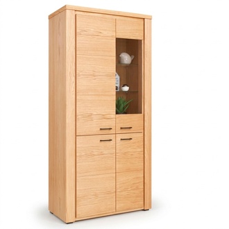 Vitrine Anrichte Schrank Kommode Holz Möbel Stil Wohnzimmer Kollektion Vitrinen