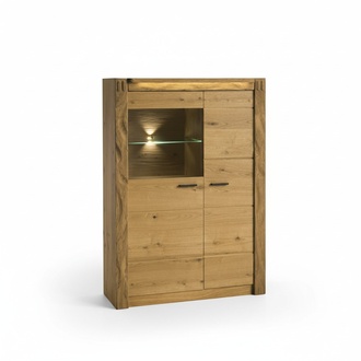 Vitrine Anrichte Schrank Regal Modern Stil Wohnzimmer Kommoden Glas Kollektion