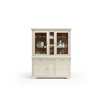 Vitrine Esszimmer Anrichte Holz Möbel Wohnzimmer Anrichte Glas Schrank