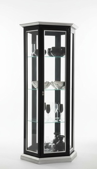Vitrine Glasschrank Schwarz Luxus Italienische Möbel Vitrine Schränke