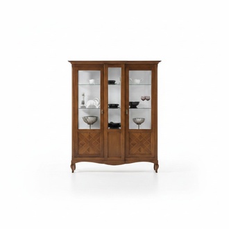 Vitrine Holz Luxus Schränke Klassische Anrichte Schrank