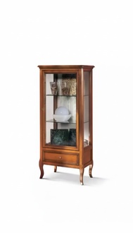 Vitrine Holz Schrank Klassische Vitrinen Holz Design Wohnzimmer Neu