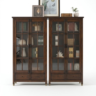 Vitrine Klassische Vitrinen Vitrinenschrank Schränke Holz Vitrine Schrank Regal
