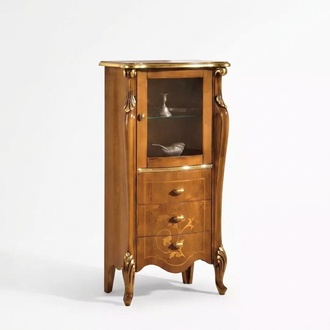 Vitrine Wohnzimmer Möbel Schrank Design Holz Stil Klassischе Neu