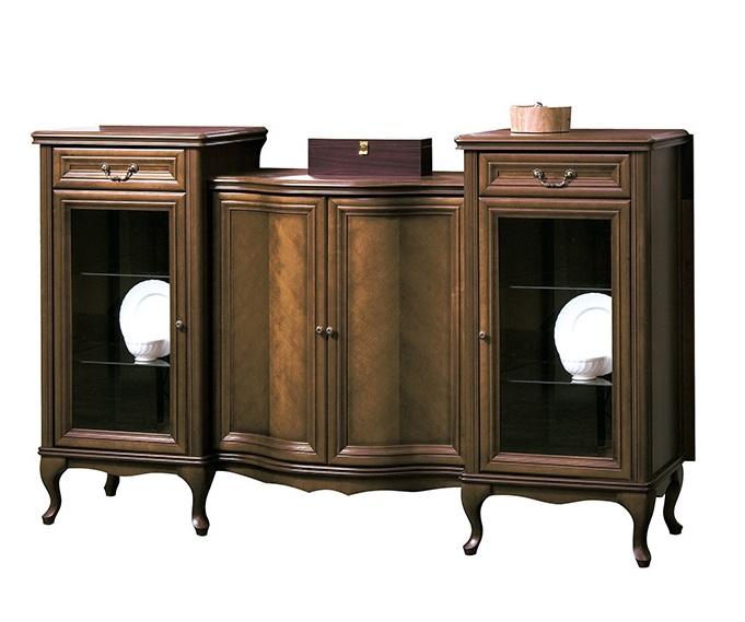 Klassische XXL Kommode Sideboard Holz Antik Style Schrank Vitrine Kommoden Neu