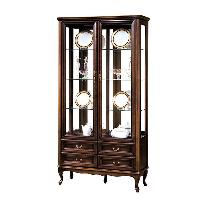 Klassische Vitrine Schrank Italienische Möbel Vitrinenschrank Vitrinen Neu W-W2