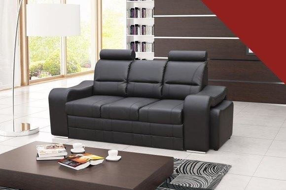 Schlafsofa Klappcouch 3-Sitzer Schlaffunktion + Bettkasten Couch Sofa Klappsofa WENUS