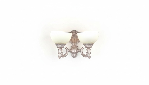 Wandleuchte Wandlampe Wandleuchten Art Lüster Wand Lampen Weiß Glas