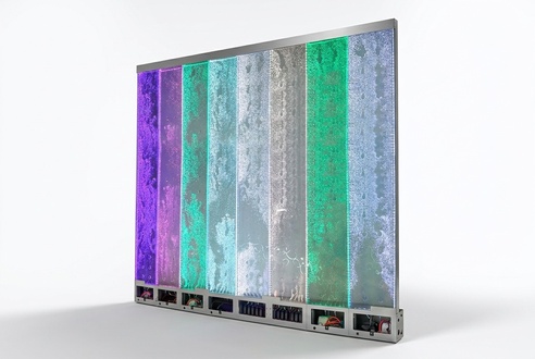 Wandpaneel LED Wasserwand Wasser Wände Wasser Blasen Wand Waterwall 400x250cm